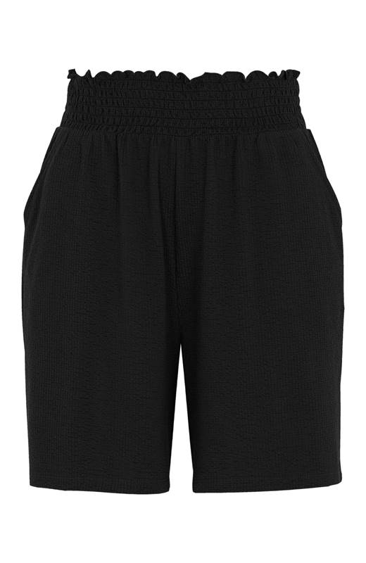 Cellbes Trikåshorts med våffelstruktur Svart