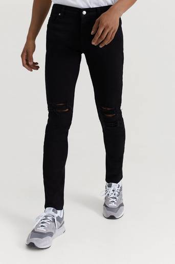 Just Junkies Jeans Max black holes Svart