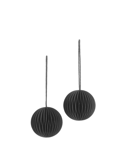 Honeycomb Ornaments 5 cm - Grey