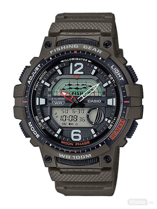 Herrklocka CASIO Collection Fishing Gear WSC-1250H-3AVEF