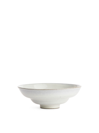 Sculpted Serving Bowl 14 cm - White