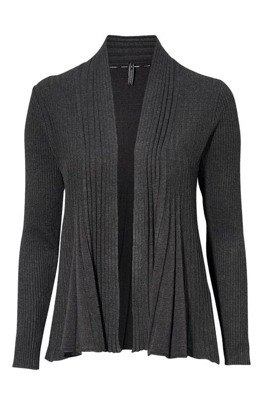Freequent Cardigan Claudisse Mörk gråmelange