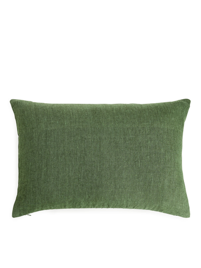 Linen Cushion Cover 40 x 60 cm - Green