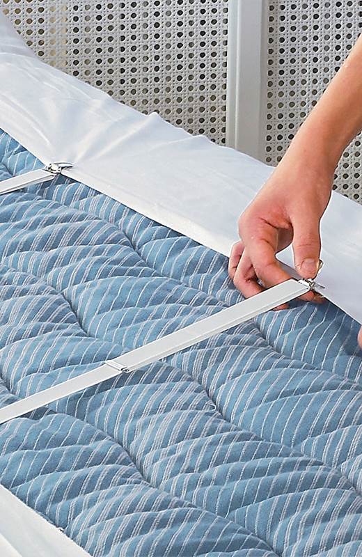Cellbes Lakansträckare med elastiska band 2-Pack Vit