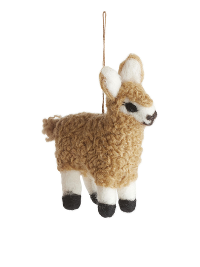 Felt So Good Audrey Alpaca - White