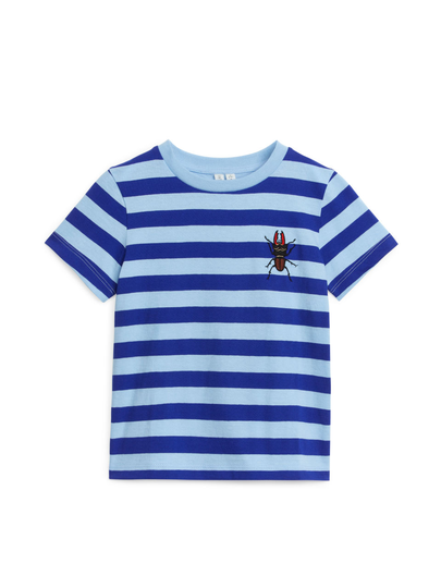 Insect Badge T-Shirt - Blue