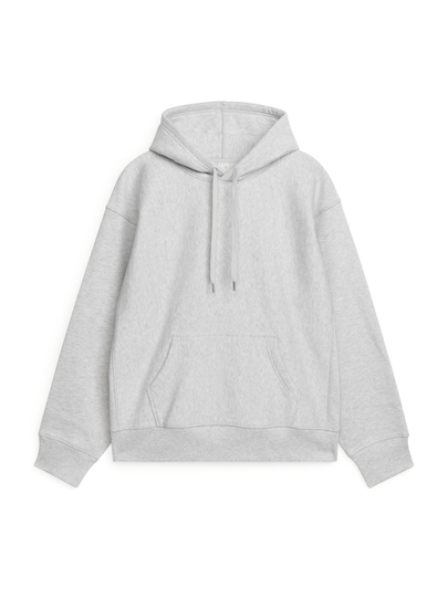 Loose Heavyweight Hoodie - Grey