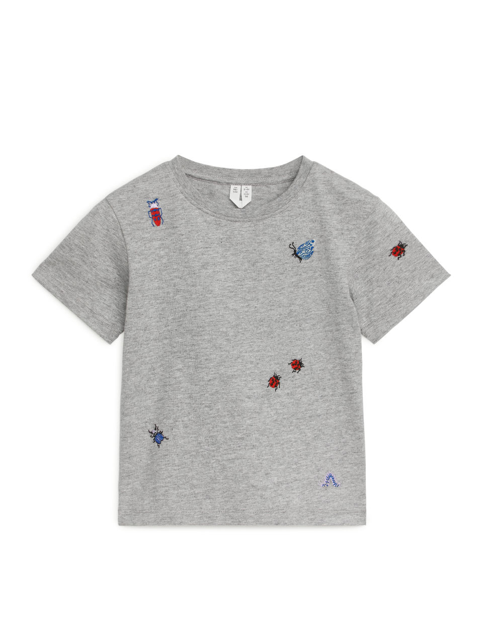Embroidered T-Shirt - Grey