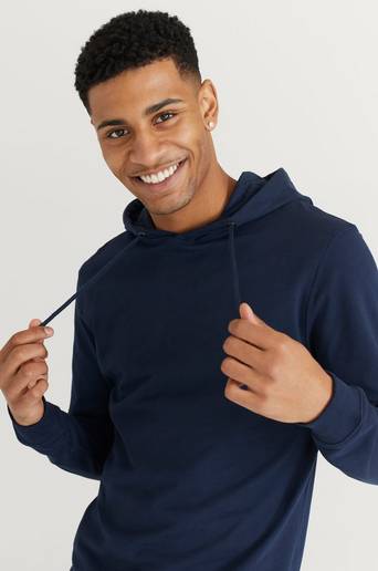Bread & Boxers Hoodie Blå