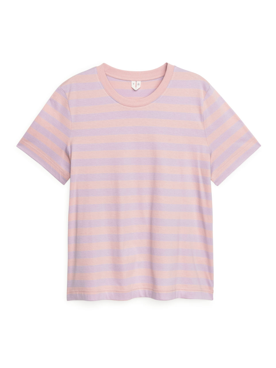 Crew-Neck Striped T-shirt - Purple