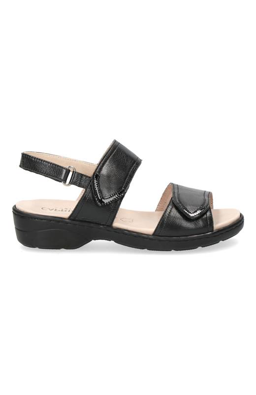 Caprice Skinnsandal Svart