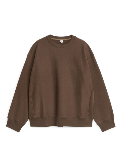 Loose Heavyweight Sweatshirt - Beige