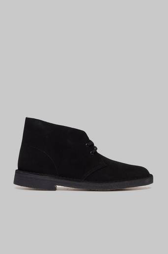 Clarks Boots Desert Boot Suede Svart