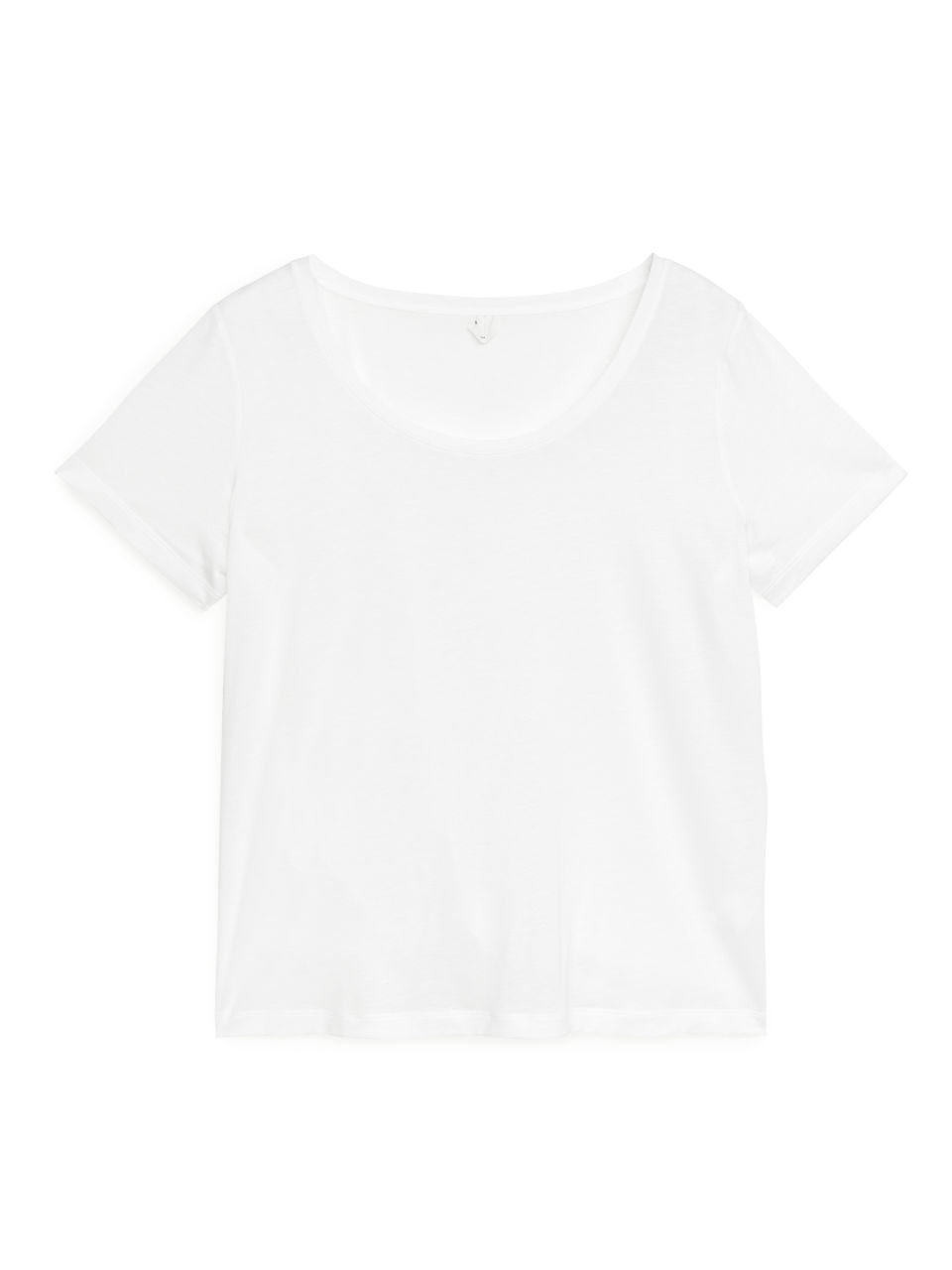 Lyocell Blend T-Shirt - White