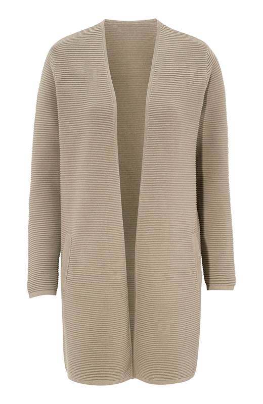Cellbes Lång cardigan med fickor Beige