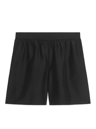 Silk Shorts - Black