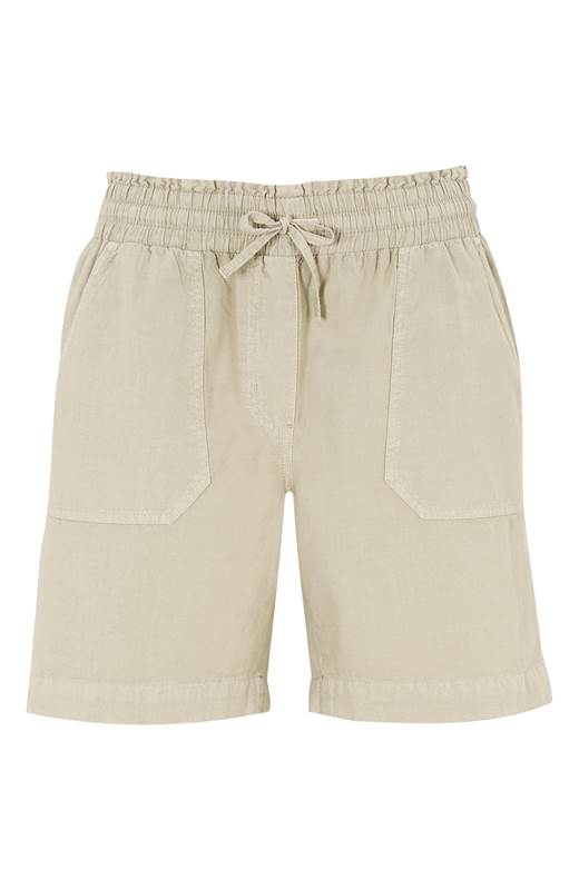 Cellbes Shorts med resårmidja Beige