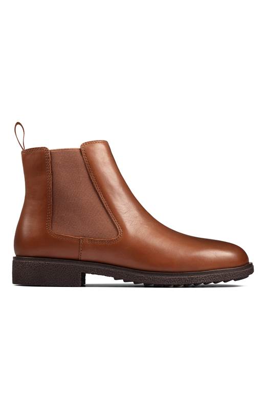 Clarks Skinnkänga Konjak