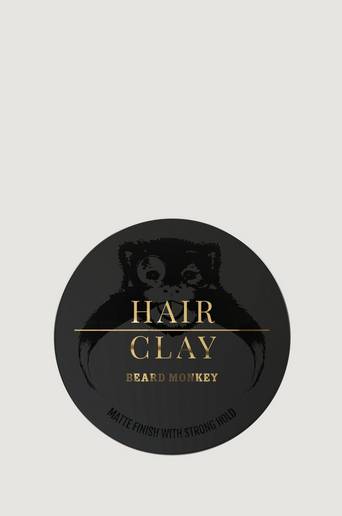 Beard Monkey Hair Clay 100ml Grå
