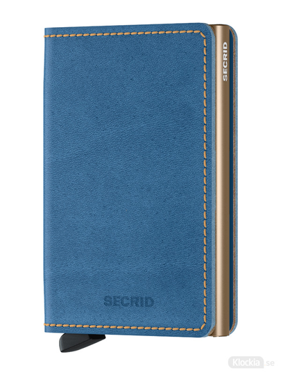 Plånbok SECRID Slimwallet Indigo 3-Sand