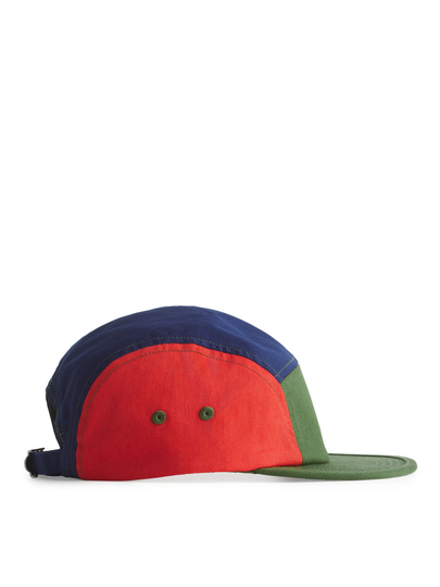 Colour Block Cap - Green