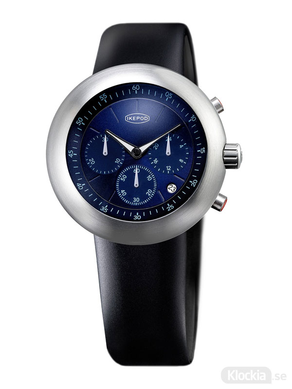 IKEPOD Chronopod Blue Suede 006 C006-SI-LB Herrklocka