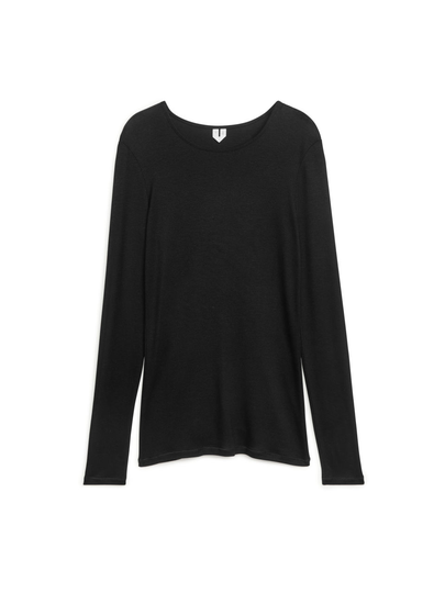 Lyocell Long Sleeve - Black