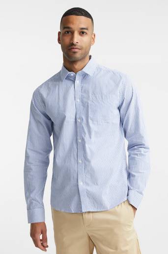 Les Deux Skjorta Louis Light Oxford Shirt Blå
