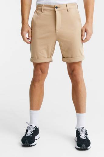 Studio Total Shorts Soft Chino Shorts Beige
