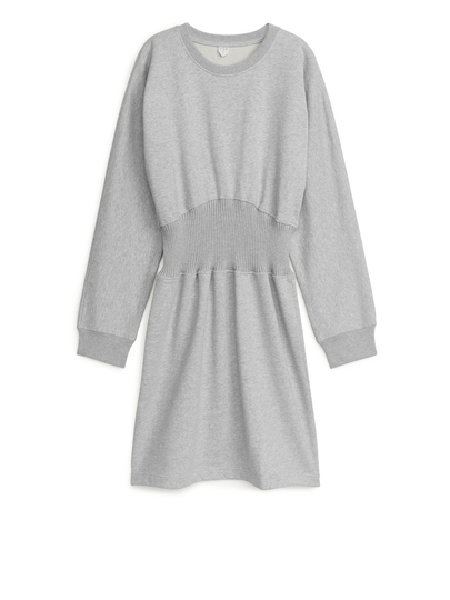 Sweatshirt Dress - Grey