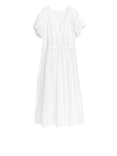 Broderie Anglaise Dress - White