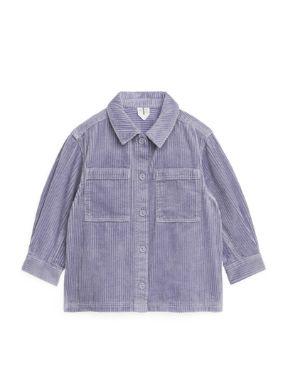 Corduroy Overshirt - Purple