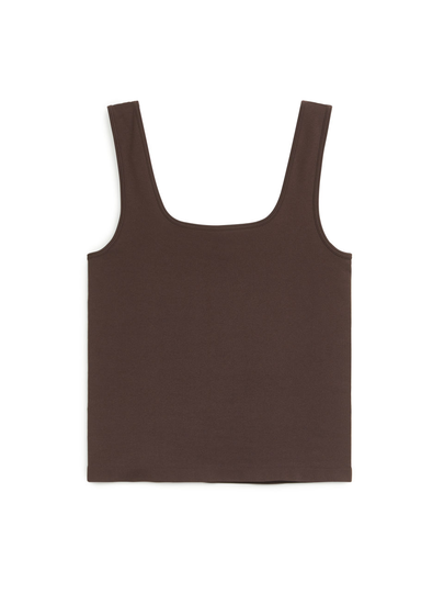 Seamless™ Yoga Top - Brown