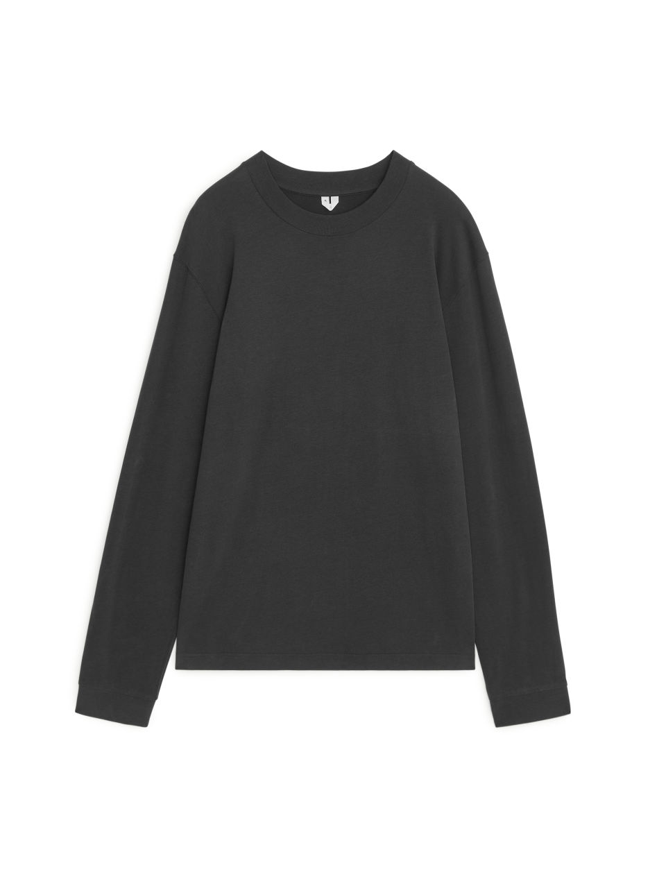 Long-Sleeved Organic Cotton T-Shirt - Black