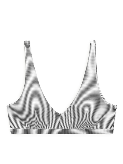 Rib Bikini Top - White
