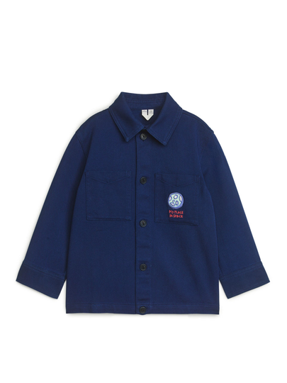 Monster Badge Overshirt - Blue