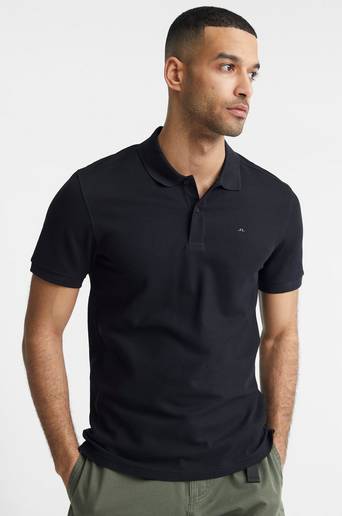 J.Lindeberg Pikétröja Piké Troy ST Pique Polo Shirt Svart