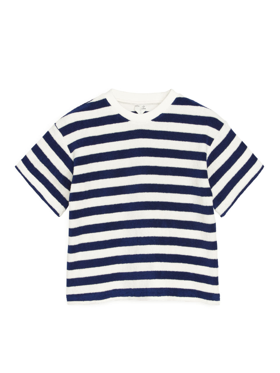 Cotton Towelling T-Shirt - Blue
