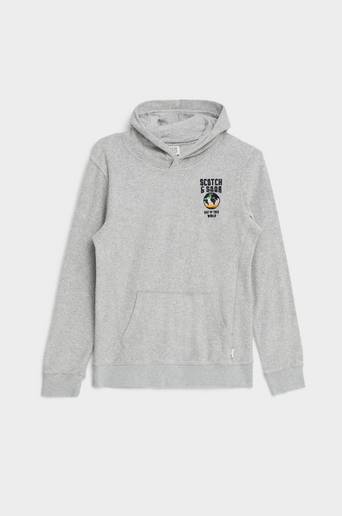 Scotch & Soda Towelling Hoodie Grå