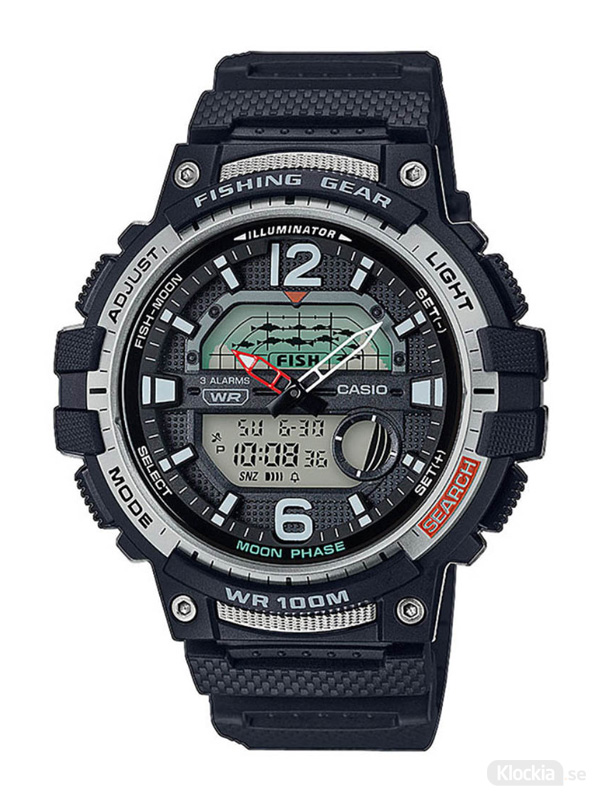 Herrklocka CASIO Collection Fishing Gear WSC-1250H-1AVEF