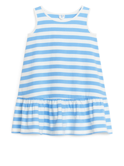 Sleeveless Jersey Dress - Blue