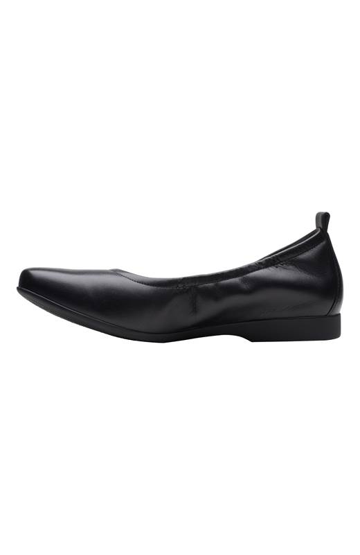 Clarks Skinnballerina Un Darcey Vibe Svart