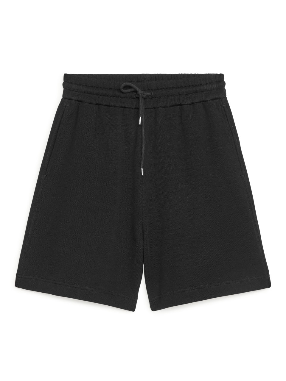 Lyocell Blend Shorts - Black