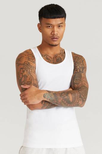 Bread & Boxers Linne Tank 2-pack Vit