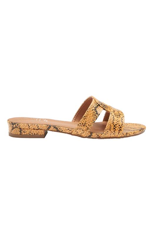 Duffy Sandal Gul Mönstrad