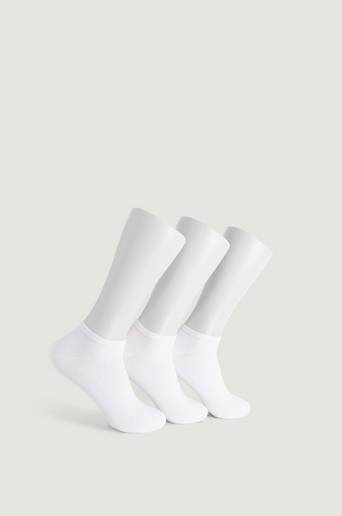 Björn Borg 3-Pack Sock Step Solid Essential Vit