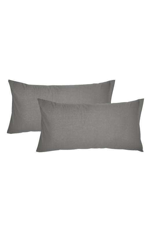 Cellbes Örngott Svanenmärkt 50x90 cm 2-Pack Mörkgrå