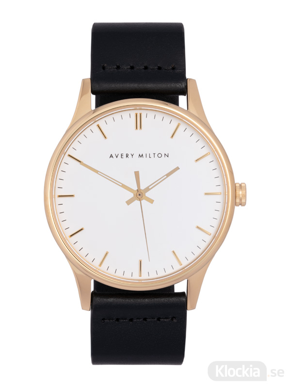 Avery Milton Como Black Gold/White 1191401120 Unisexklocka