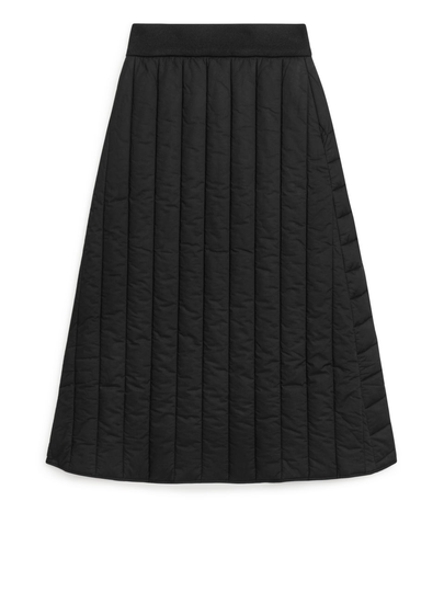 ARKET and Pia Wallén Quilted Skirt - Black