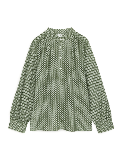 Embroidered Blouse - Green